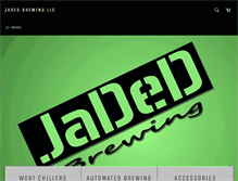Tablet Screenshot of jadedbrewing.com